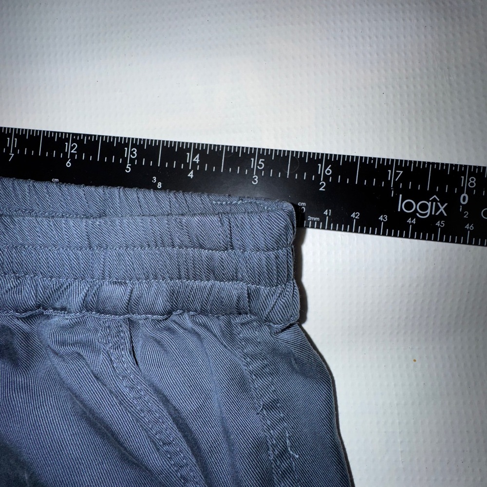 Johnny Was Slate Blue Relaxed Cargo Lyocell Pants Small - Picture 8 of 10